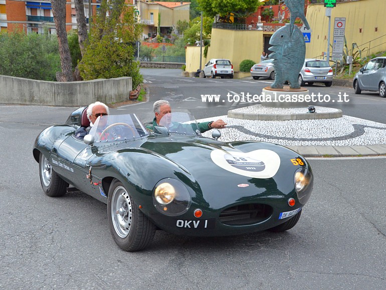 GRAN PREMIO TERRE DI CANOSSA 2023 - Vettura Jaguar D-Type del 1971 (numero di gara 58)