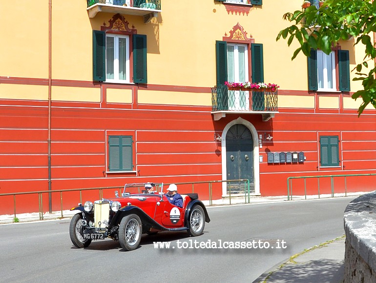 GRAN PREMIO TERRE DI CANOSSA 2023 - Autovettura MG TB del 1939 (numero di gara 9)