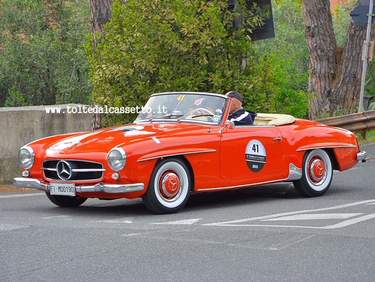 GRAN PREMIO TERRE DI CANOSSA 2023 - Vettura Mercedes Benz 190 SL del 1959 (numero di gara 41)