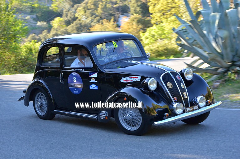 GRAN PREMIO TERRE DI CANOSSA 2016 - La Fiat 508 C di Di Pietra e Di Pietra (numero di gara 8)