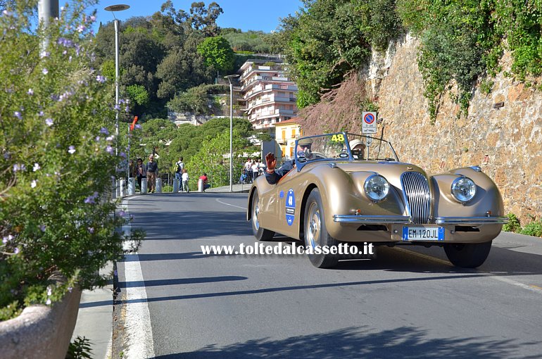 GRAN PREMIO TERRE DI CANOSSA 2016 - La Jaguar XK 120 OTS CKD di Rota e Samotti (numero di gara 48)