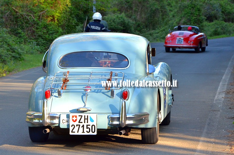 GRAN PREMIO TERRE DI CANOSSA 2016 - La Jaguar XK 140 SE FHC di Henne e Wirth (numero di gara 59)