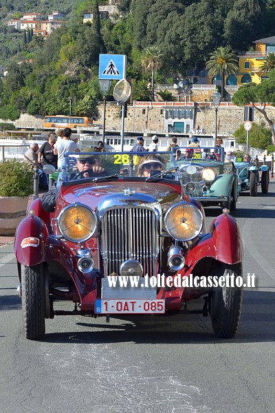 GRAN PREMIO TERRE DI CANOSSA 2016 - La Lagonda LG 45 Rapide di Nijs e Lemmens (numero di gara 28)