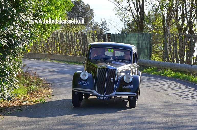 GRAN PREMIO TERRE DI CANOSSA 2016 - Lancia Aprilia del 1939 (Equipaggio: Scarabelli G. e Ceccardi G. - Scuderia: Classic Team Eberhard - Numero di gara: 14)