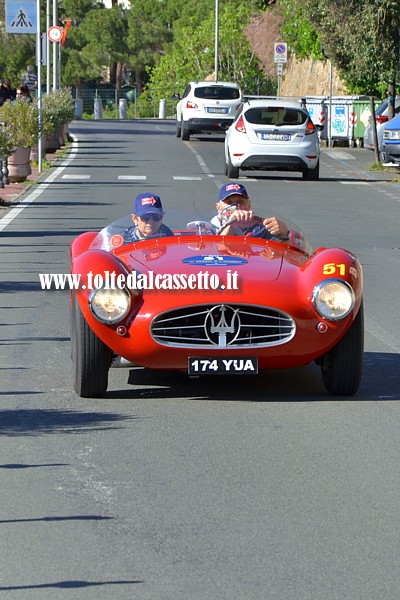 GRAN PREMIO TERRE DI CANOSSA 2016 - La Maserati A6 GCS di Boglioli e Pezzia (numero di gara 51)