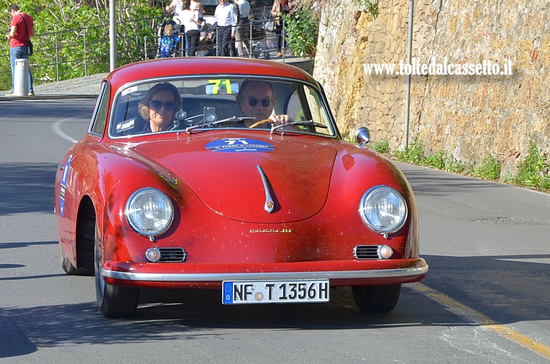 GRAN PREMIO TERRE DI CANOSSA 2016 - Porsche 356 A 1500 GS Carrera GT Coup� del 1957 (Equipaggio: B�hler G. e Dr. Deymann B�hler B. - Team: Beujafield's Racing Club - Numero di gara: 71)