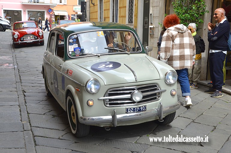 TERRE DI CANOSSA RALLY 2026 - Fiat 1100/103 del 1955 (Equipaggio: Cornis Filius e Maria Filius Van Straalen (NL) - Numero di gara: 24 - Team: Pattina Pirates)