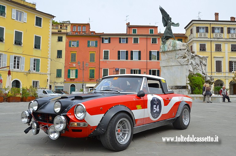 TERRE DI CANOSSA RALLY 2026 - Fiat 124 Abarth del 1973 (Equipaggio: Alberto Pezzotta e Paolo Arici (IT) - Numero di gara: 54 - Team: Gubevent)