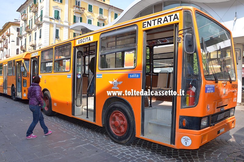 Autobus Fiat 418 PORTESI del 1984 (ex AMT Genova - vettura n. 4912, oggi Collezione AssoFitram)