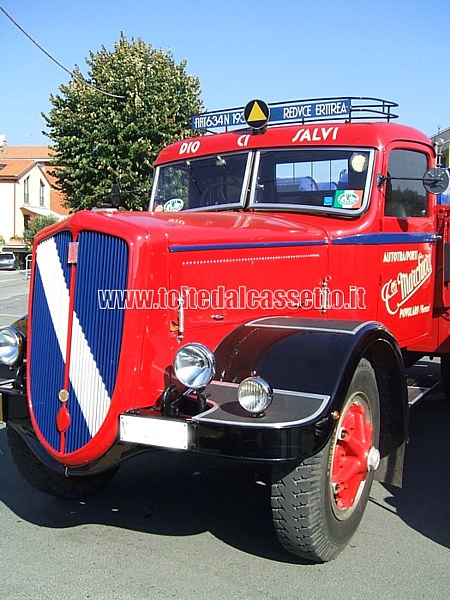 Autocarro FIAT 634 N del 1937 (esemplare reduce Eritrea). Questo modello di autocarro sostitu praticamente il Fiat 632N, che era pi leggero e meno potente