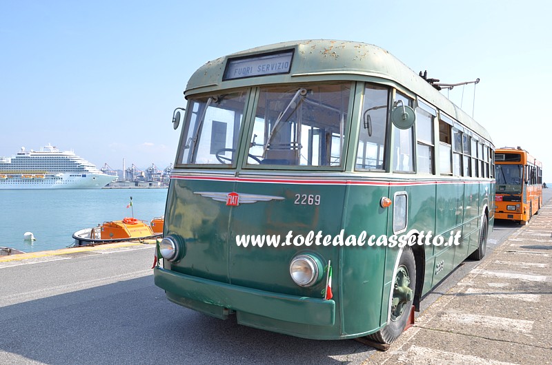 Filobus FIAT 668F/240 Piaggio Ansaldo del 1953 con guida a destra (Collezione AssoFitram)