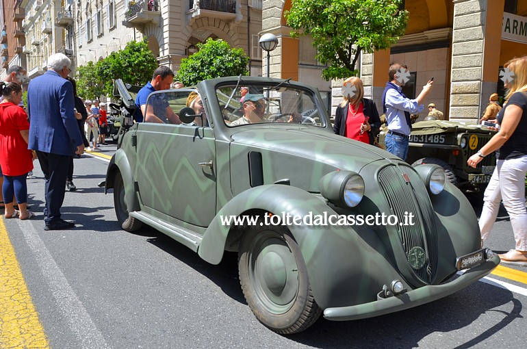COLONNA DELLA LIBERTA' (La Spezia - Aprile 2018) - Autovettura FIAT 508 C Cabriolet durante la sfilata in Via Chiodo