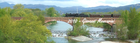 FERROVIA SPEZIA-PISA - Il treno storico a vapore da Lucca per il Parco Nazionale delle Cinque Terre, allestito il 17 Aprile 2010
