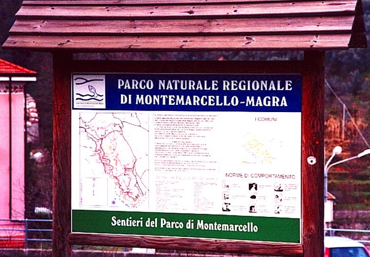 Informazione turistica sui sentieri del Parco di Montemarcello-Magra