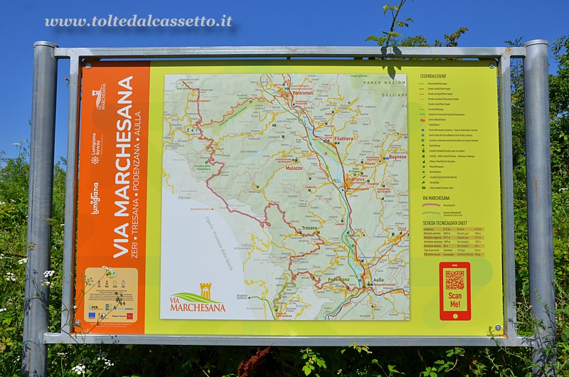ALTA VIA DEI MONTI LIGURI (Passo dei Solini) - Segnaletica turistica della Via Marchesana