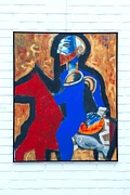 ANTONIO GIOVANNI MELLONE - Dipinto "Il Cavaliere Azzurro"