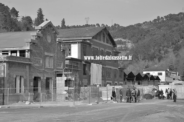 EX CERAMICA VACCARI - Profilo esterno del Nuovo Opificio Calibratura e forno n. 1