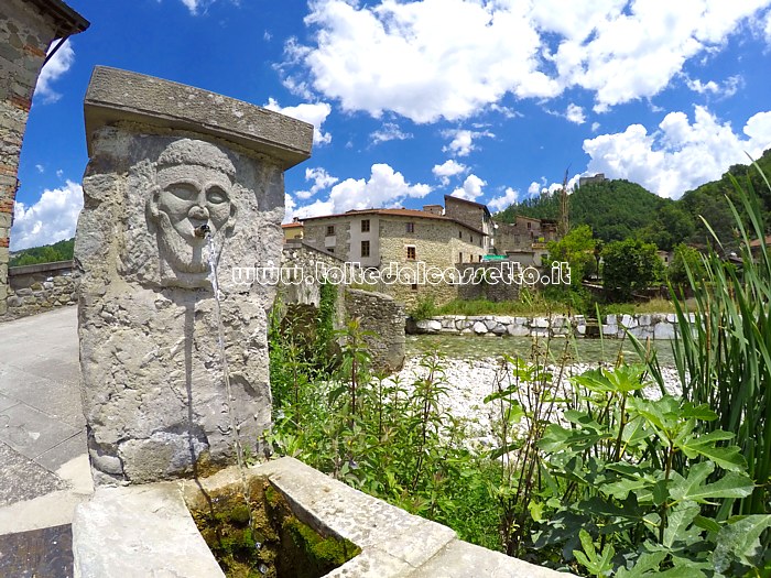 GRAGNOLA - Fontanella sulla riva sinistra del torrente Lucido