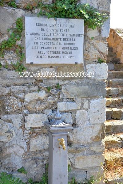 MONTALE di LEVANTO - Fontana della sorgente Sambuco