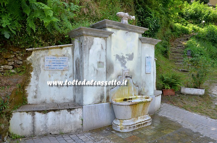 SERAVEZZA - Sorgente e fontana della frazione Riomagno