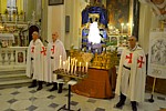 SANTO STEFANO MAGRA (Madonna della Consolazione) - I Templari di Dio sorvegliano l'effige sacra della Vergine all'interno della chiesa parrocchiale