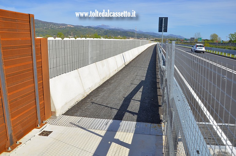 S.STEFANO DI MAGRA - La sede in asfalto della pista ciclopedonale