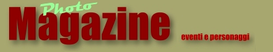 Logo PHOTO MAGAZINE, eventi e personaggi Logo PHOTO MAGAZINE, eventi e personaggi