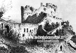 MONTIGNOSO - Il Castello Aghinolfi in una incisione di A. Durand