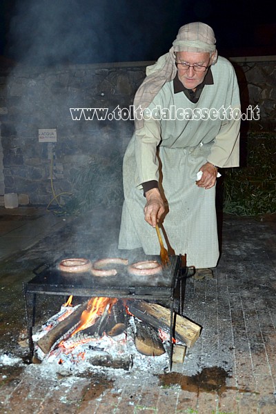 BORGHETTO VARA (Presepe vivente) - Cottura alla piastra di insaccati