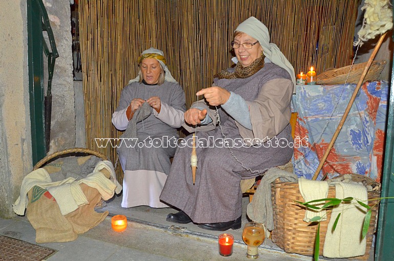 BORGHETTO VARA (Presepe vivente) - Lavorazione della lana