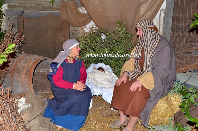 MALGRATE (Presepe vivente) - La Nativit (Maria, Giuseppe e il bambin Ges)