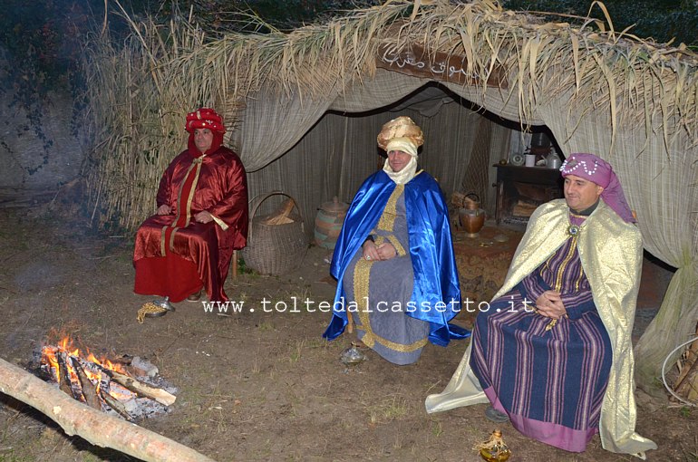 CINQUALE di MONTIGNOSO (Presepe vivente) - I Re Magi nel loro accampamento