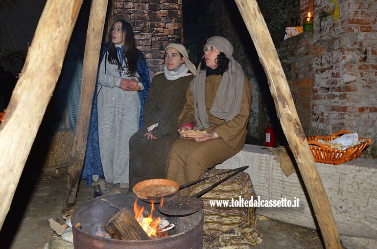MASSA (Presepe vivente interattivo) - Fuoco da campo con testi per cuocere le focaccette