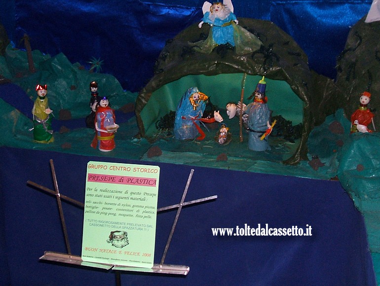 PRESEPE STATICO - Modello realizzato con plastica riciclata