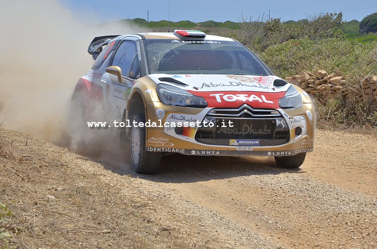 RALLY ITALIA SARDEGNA 2014 - Khalid Al Qassimi (ARE) e Chris Patterson (IRL) su Citroen DS3 WRC (n.12) hanno chiuso la gara al 10 posto della classifica generale