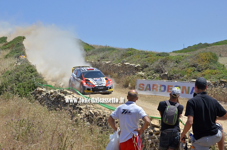 RALLY ITALIA SARDEGNA 2014 - Gli slovacchi Jaroslav Melicharek e Erik Melicharek su Ford Fiesta RS WRC (n.22). Hanno chiuso la competizione al 19 posto della classifica generale