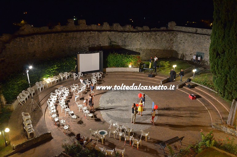 AMEGLIA (RespirArte 2016) - Area spettacoli vista dalla torre del castello