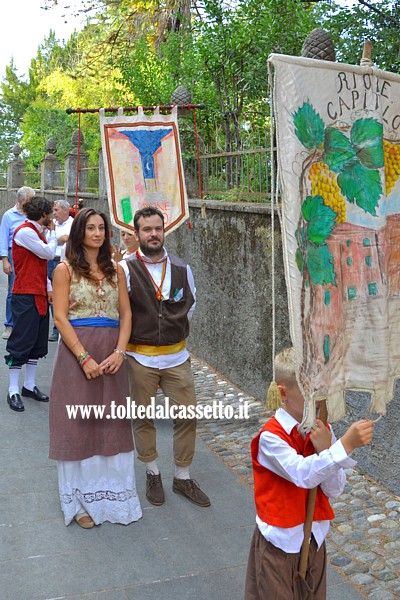 VEZZANO LIGURE (Sagra dell'Uva) - Figuranti in costume del rione Capitolo