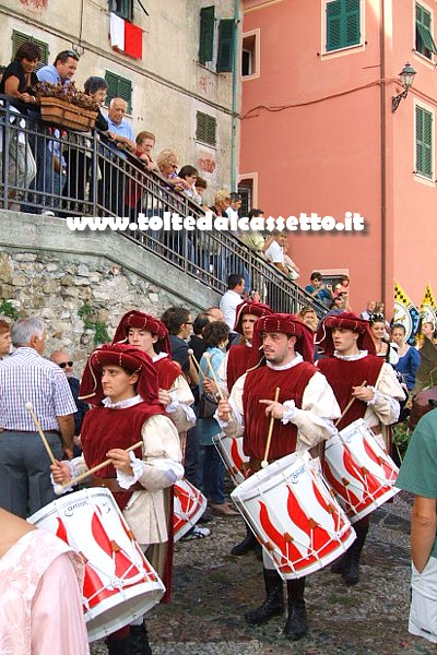 VEZZANO LIGURE (Sagra dell'Uva) - Suonatori di tamburi del Gruppo Storico di Fivizzano