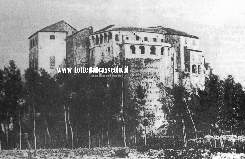 VILLAFRANCA LUNIGIANA - Il Castello Malaspina in una fotografia del 1911