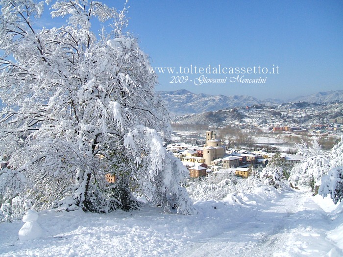 S.STEFANO MAGRA (Via Brigate Alpine) - Paesaggio collinare innevato