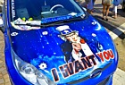 TUNING - Cofano di Ford Fiesta con disegno dello Zio Sam