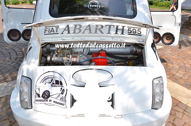 TUNING - Vano motore di Fiat 500 Abarth preparata da Prinzivalli