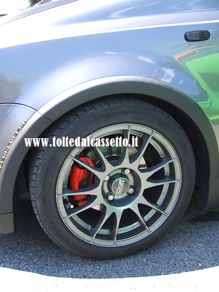 TUNING - Cerchio in lega OZ Racing con pneumatico Kleber Hydraxer, montati su una Panda Abarth