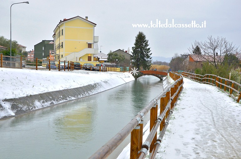 CANALE LUNENSE (Nevicata Marzo 2018) - Area residenziale a Ponzano Madonnetta
