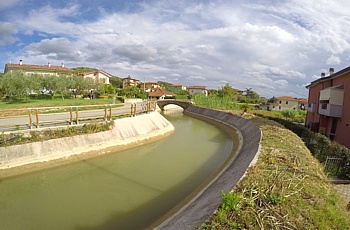 CANALE LUNENSE - Paesaggio all'altezza di Via bosco a S.Stefano di Magra