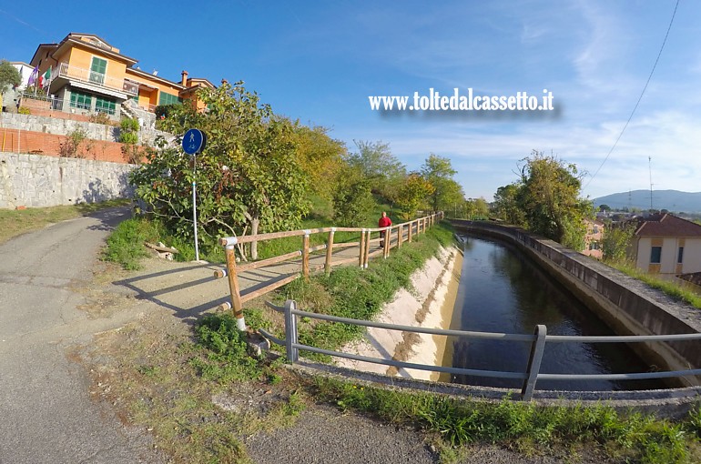 CANALE LUNENSE (Pista Ciclabile) - Incrocio con strada comunale a Ponzano Magra