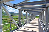 CICLOVIA TIRRENICA - Il nuovo ponte in localit� Caniparola di Fosdinovo