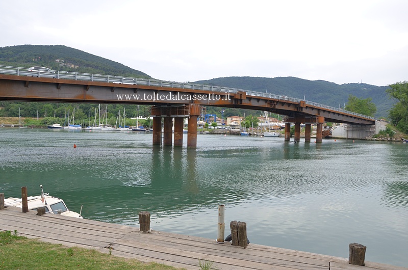 PONTE DELLA COLOMBIERA - Il nuovo profilo in una visione da monte