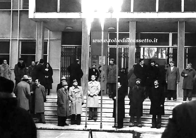 SANTO STEFANO DI MAGRA - Inaugurazione della rete del gas metano (foto d'epoca)